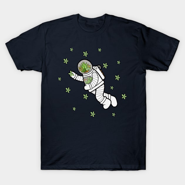 Astro Terrarium T-Shirt by evannave